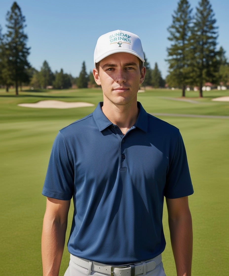 Classic Sunday– Premium Adjustable Golf Cap for Men and Women, Lightweight Sun Protection Sports Hat